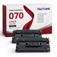 2 Pack Replacement 070 Toner Cartridge MF465dw MF462dw LBP247dw LBP246dw