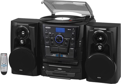 JMC-1250 BT Turntable with 3 CD Changer and Dual Cassette Deck