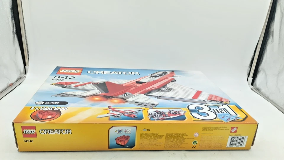 LEGO 5892 Sonic Boom Creator 3 in 1 MISB NEU SEALED Flugzeug Jet Boot - Bild 4 von 4