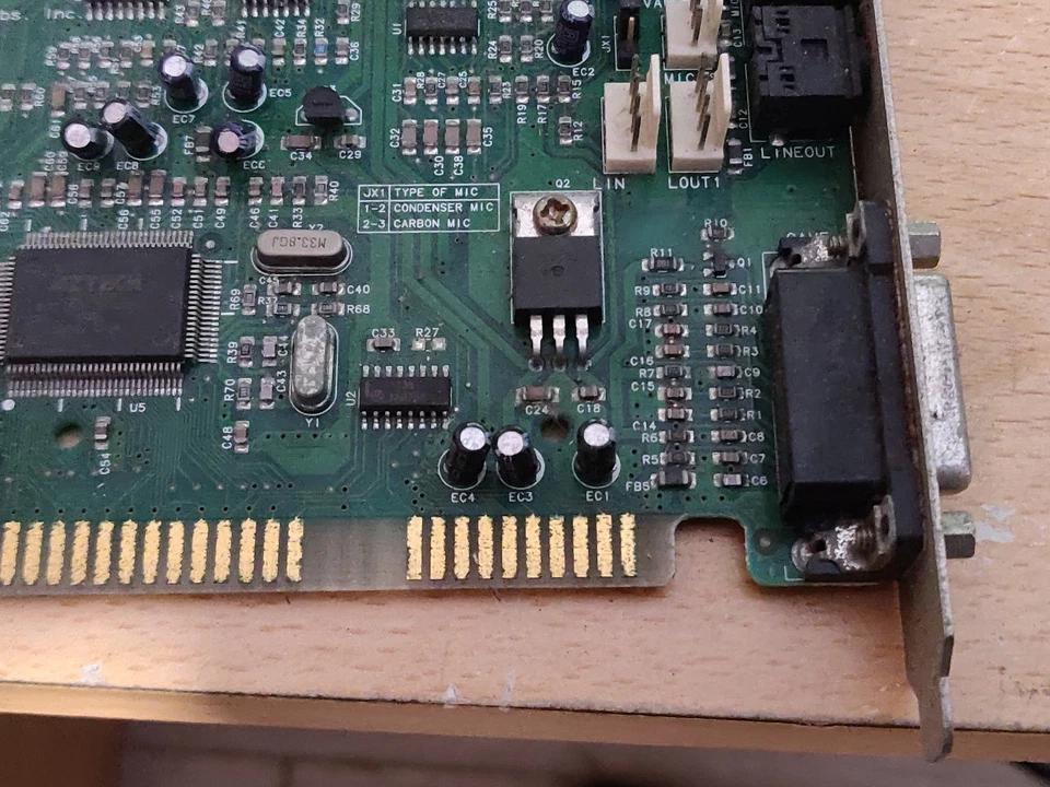 Aztech Sound 16B SRS 3D 3-D Stereo ISA Vintage Sound Card AZT2320 - Image 2 of 4