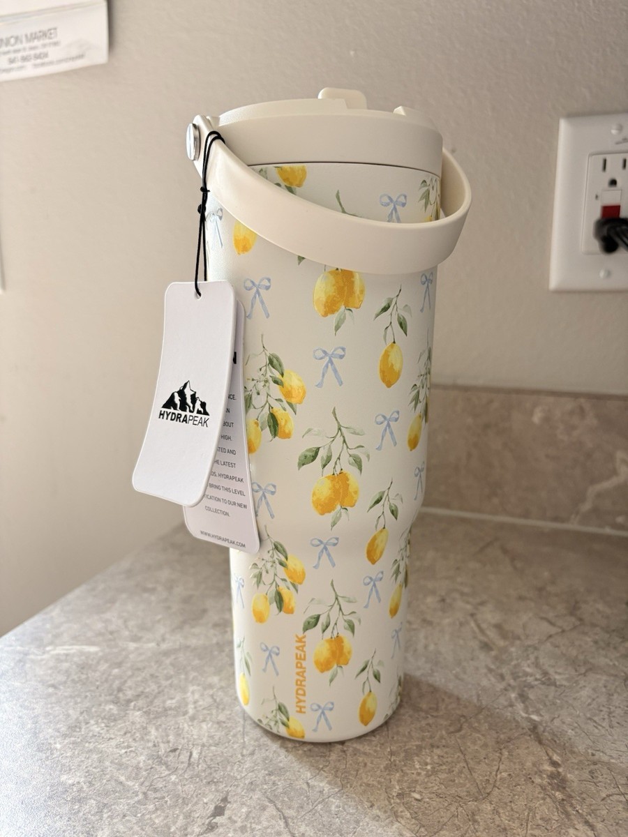 Hydrapeak Artisan Collection Lemon And Blue Bow Print