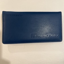 Dave Ramsey FINANCIAL PEACE UNIVERSITY Starter CASH Envelope System Wallet Blue