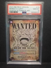 2024 One Piece Monkey D. Luffy Wanted OP09 EN. Alternate Art SP! OP05-119 PSA-10
