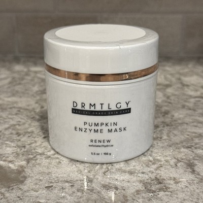 New / Sealed DRMTLGY Pumpkin Enzyme Face Mask with Jojoba Beads 5.5 oz