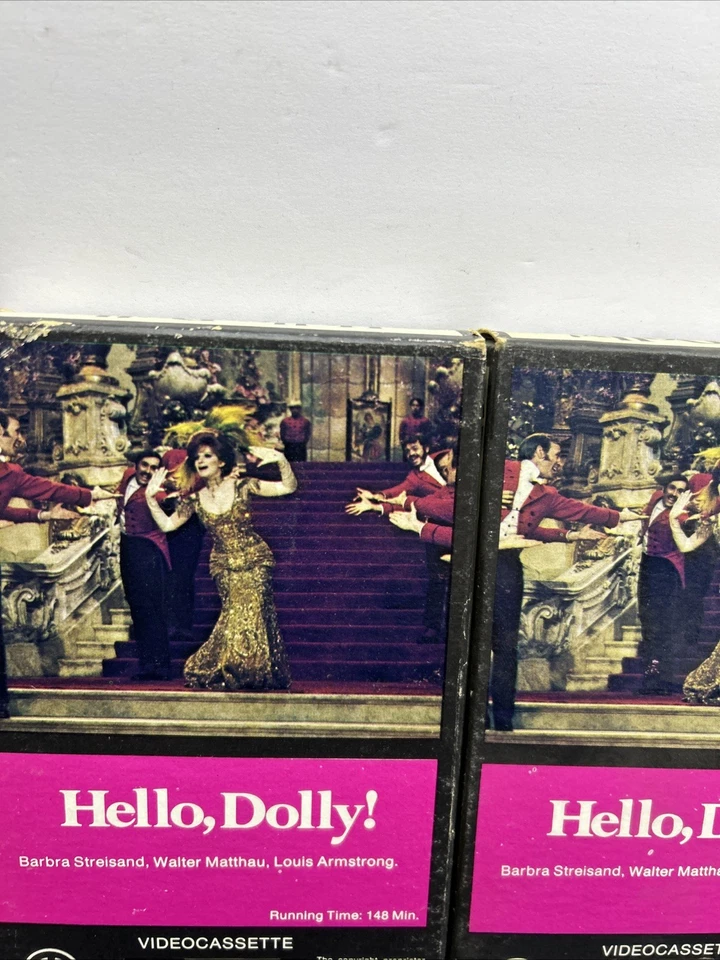 HELLO, DOLLY! 1979 VHS MAGNETIC VIDEO CORPORATION PART 1 & 2 STREISAND - Image 3 of 4