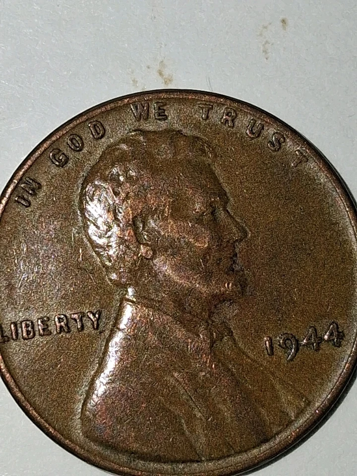 RARE 1944 WHEAT PENNY ERROR, NO MINT MARK,"L" RIM ERROR,  DD ON OBVERSE AND... - Image 4 of 4