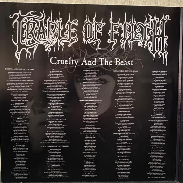 Cradle Of Filth - Cruelty And The Beast (Re-Mistressed)-2019 (M/[M) - "Vinyl Rec - Image 3 of 4