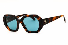 TOMMY HILFIGER TH 2155 S EPZ KU Sunglasses Havana Frame Blue Lenses 52mm
