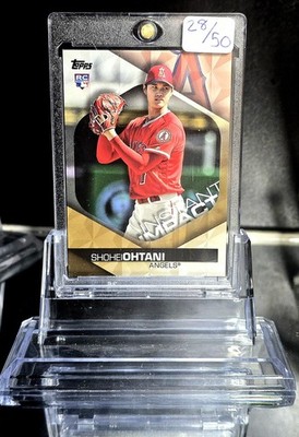 Shohei Ohtani 🔥RARE ROOKIE /50 TOPPS Gold🔥 Card HOF MVP ROY