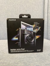 NEW - FUJIFILM INSTAX WIDE EVO HYBRID INSTANT FILM CAMERA - BLACK