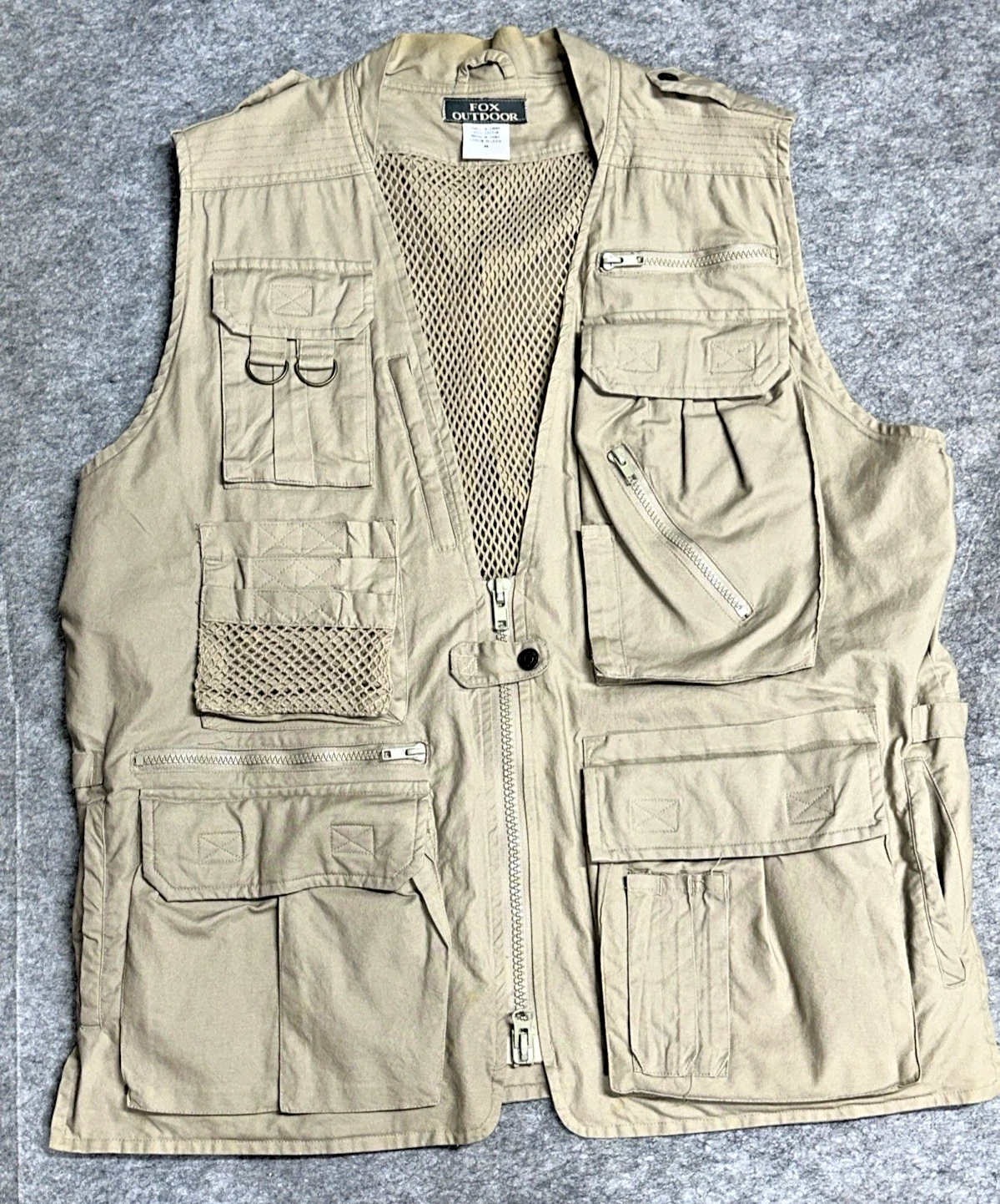 Fox Outdoor Tactical Utility Vest Khaki Fishing Cargo Multi Pocket Men M (2P-11)
Opens in a new wind