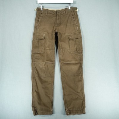Carhartt Cargohose Herren 28x30 grün Fliegerhose Utility Military Ripstop