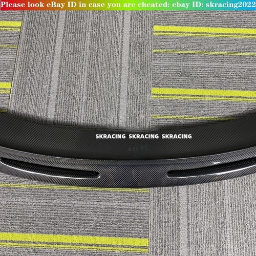 Fits Porsche Taycan 2020-2024 Carbon Fiber Rear Trunk Spoiler Lid Wing Body kits - Imagen 6 de 9