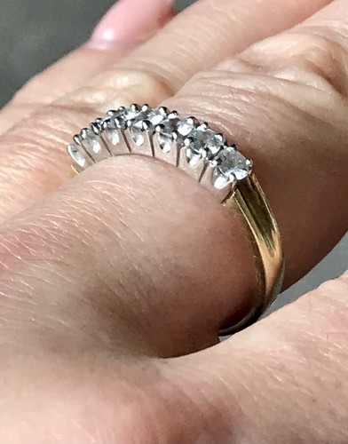 Vintage Damen Memory Ring farblose Steine Silber Gr.60 19,1 vergoldet - Bild 19 von 24