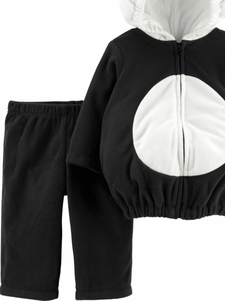 Disfraz de panda infantil Carters bebé niños niñas chaqueta con capucha pantalones deportivos Foto 3 de 3