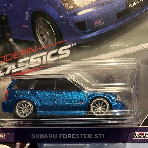 HOT WHEELS SUBARU FORESTER STI MODERN CLASSICS BLUE PREMIUM CAR CULTURE - Picture 2 of 3