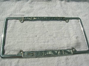 Chuck Colvin Ford >> Chuck Colvin FORD Oregon Dealer License Plate Frame Metal (McMinnville Oregon ) | eBay Chuck Colvin Ford >> Chuck Colvin FORD Oregon Dealer License Plate Frame Metal (McMinnville Oregon ) | eBay