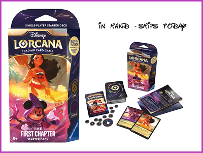 Disney Lorcana TCG The First Chapter Starter Deck Display Disney Lorcana TCG The First Chapter Starter Deck Display