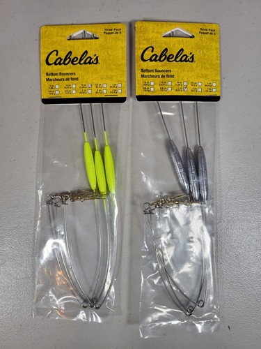Lot of RTF, Cabela's Fishing Bottom Slider Bouncers Dakota Flash - Picture 2 of 10