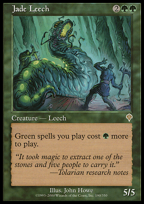 Magic the Gathering MTG Jade Leech (190) Invasion LP | eBay