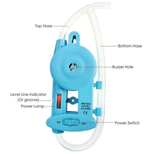Electronic Water Level Alarm w/ Power Lamp & Groove Red LED CE Marking for Fence - Picture 2 of 2