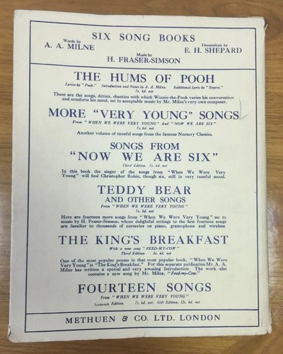 Fourteen Songs from When We were very Young - A.A. Milne - Winnie the Pooh - Picture 11 of 12