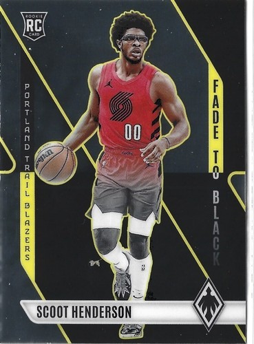 2023-24 Panini Phoenix - Fade to Black #6 Scoot Henderson (RC)