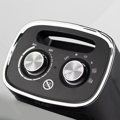 Electric Ceramic Fan Heater Portable Space Heater 1800W Power Off Protection - Picture 3 of 5