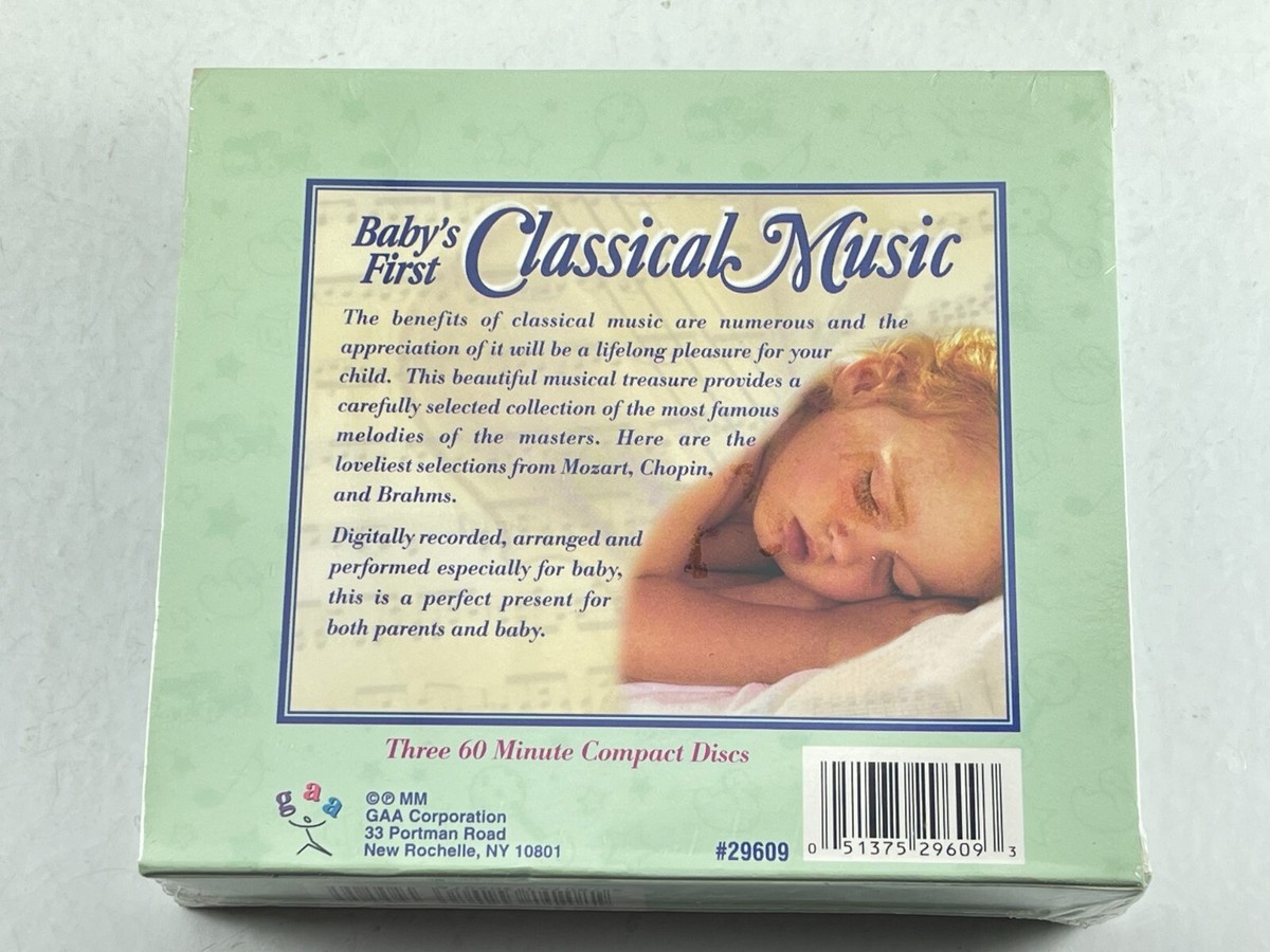 【中古】 Most Essential Classical Music for Your Baby - Brahms - X5 Music Group Baby's First Classical Music 3 CD Set Mozart Brahms and