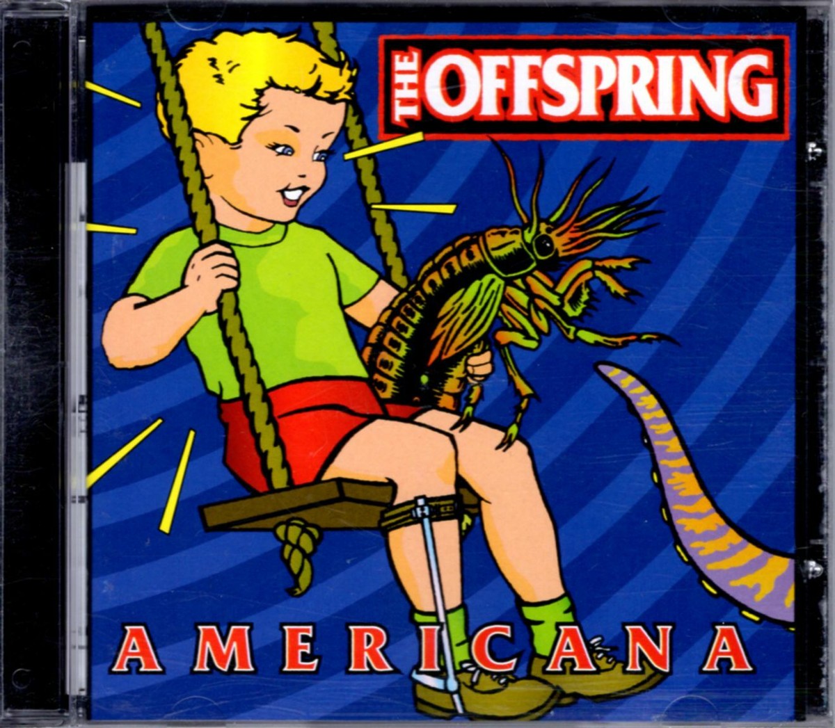 The Offspring Americana サイン入り Dexter Holland Noodles signed The Offspring Americana album Vinyl