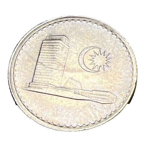 1976 MALAYSIA - 5 Sen - Parliment House - Vintage UNCIRCULATED Extra-Fine Coin - Picture 2 of 2