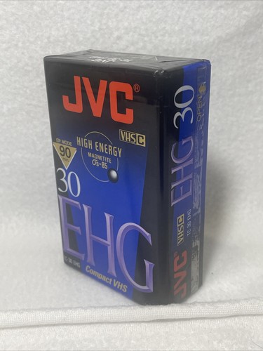 JVC EHG Hi-Fi TC-30 VHSC 90 Min Compact Video Cassette Tapes NEW SEALED - Picture 6 of 6