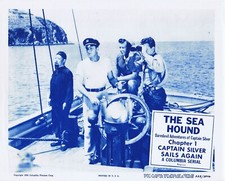 THE SEA HOUND Original Lobby Card Buster Crabbe Columbia Serial Chapter 1