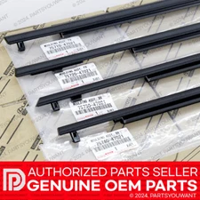 GENUINE Toyota 2010-2015 Prius OEM Window Door Belt Molding Weatherstrip [SET]