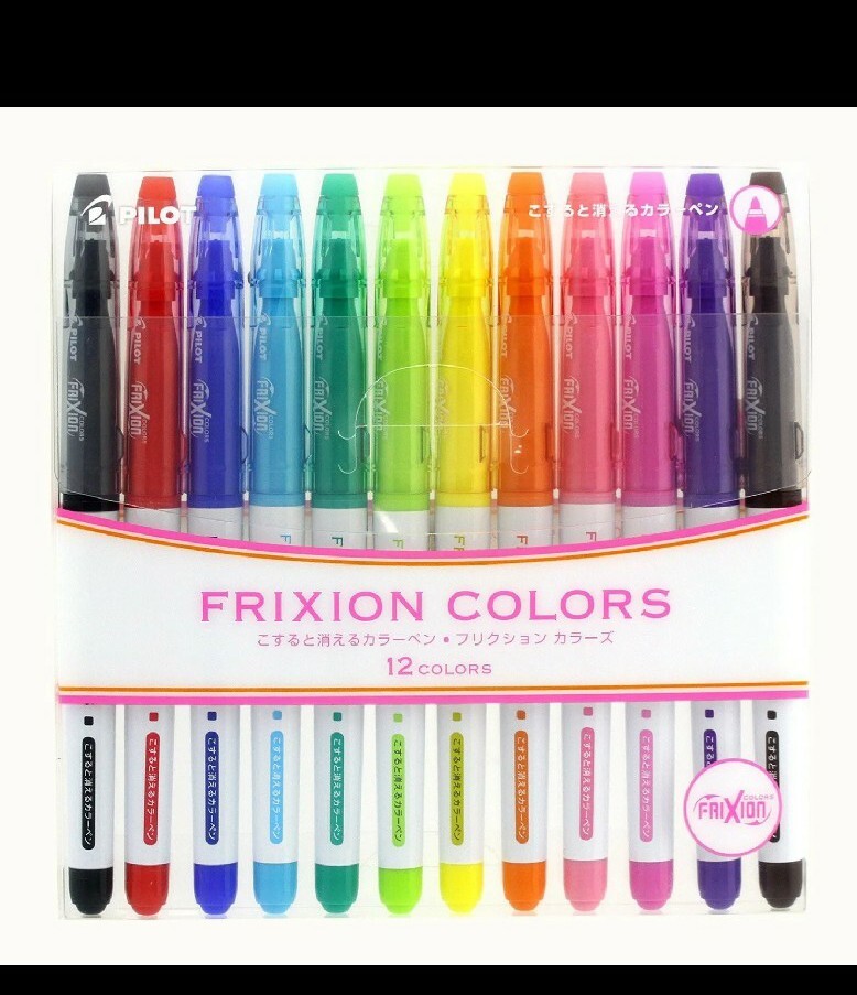 Pilot Frixion Colors 12C SFC-120M12C (japan import) Made in japan