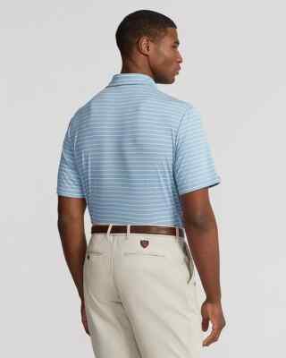 POLO　Ralph Lauren　sports New RLX Ralph Lauren Men's Classic Fit Performance Striped Polo
