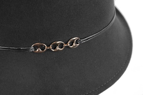 Black Felt Fedora hat by Max Alexander 100% Australian Owned Family Business - Bild 4 von 7