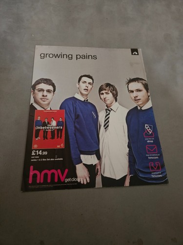 TPEEP298 MAGAZINE ADVERT 12X9" THE INBETWEENERS - SERIES 2