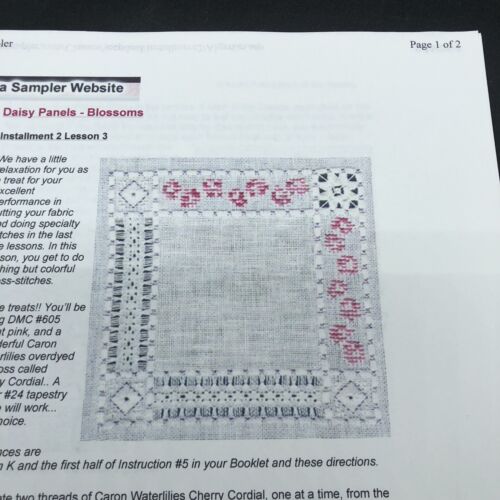 Vtg The Victoria Sampler Please Don’t Eat The Daisies Cyberclass Thea Dueck 2004 - Picture 11 of 16