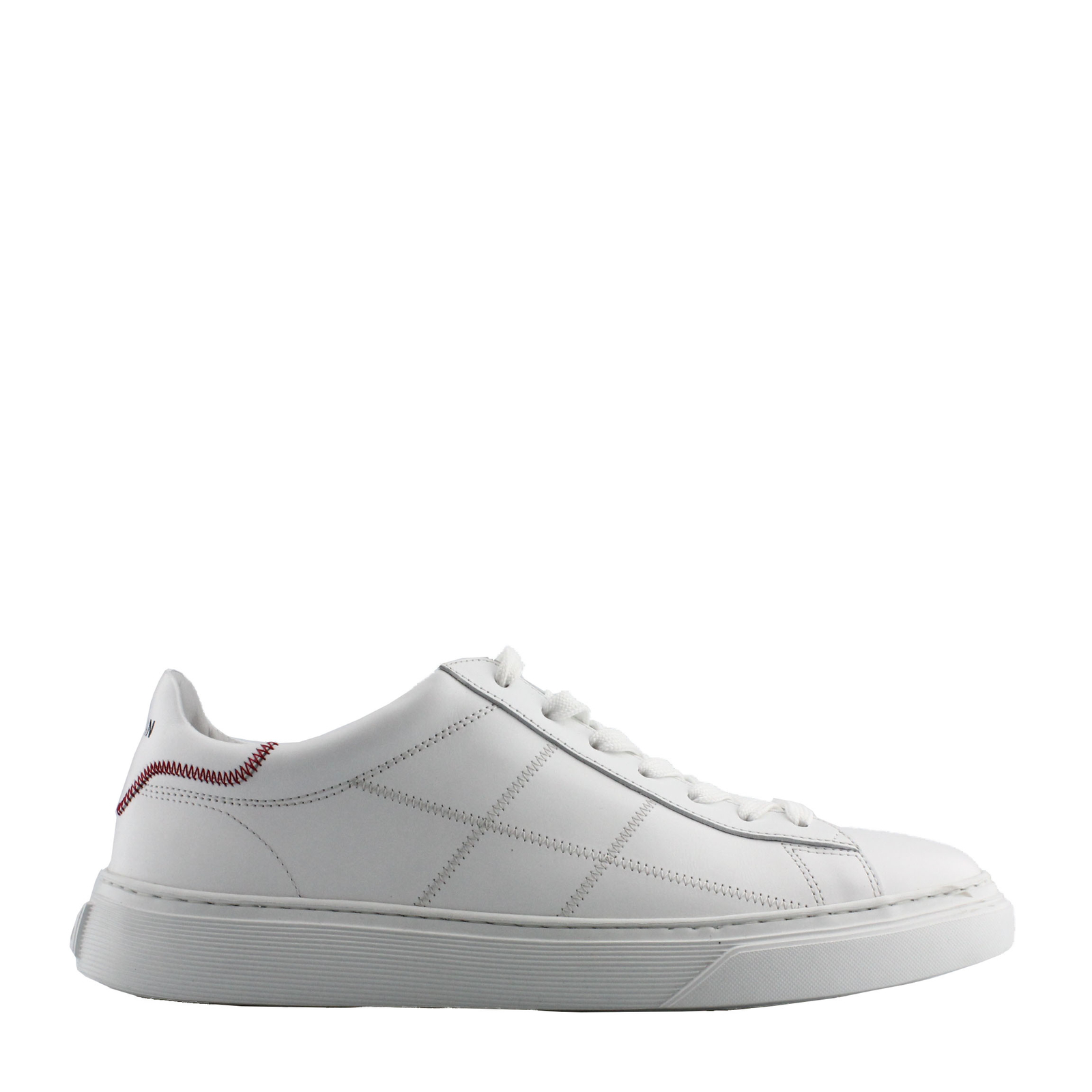 CALZATURA hombres zapatillas HOGAN BASSA PELLE BIANCO - 2E07 CALZATURA hombres zapatillas HOGAN BASSA PELLE BIANCO - 2E07