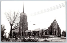 Le Sueur Minnesota~St Ann Catholic Church~1930s RPPC