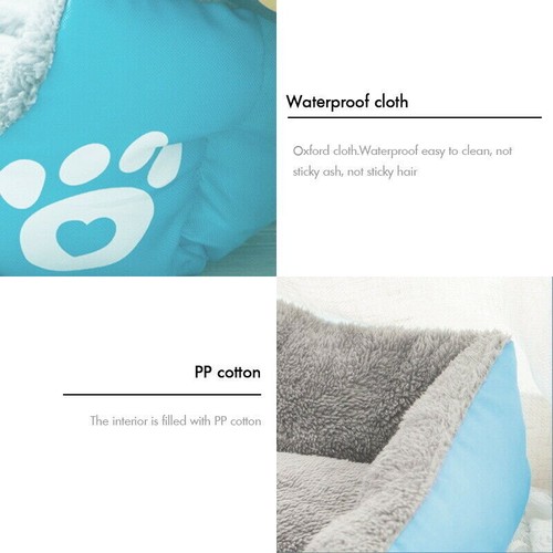 Hundebett Hundekissen Hundekorb Haustierbett Tierbett Hundesofa Katzenbett Hund - Bild 7 von 16