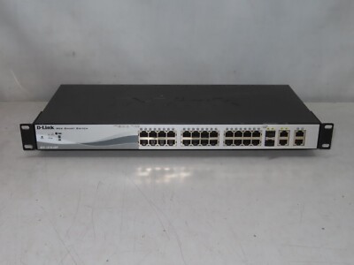 D-Link DES-1210-28P 28-Port Fast Ethernet Smart Managed PoE Switch