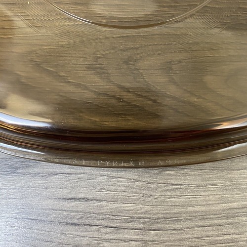 Corning Ware PYREX Square Amber 31 A 9 C LID 8” - 第 2/6 張圖片