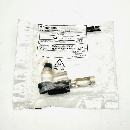 7X AMPHENOL-TUCHEL | C091A T 3475 002 | Connector | NEW OVP - Picture 2 of 3