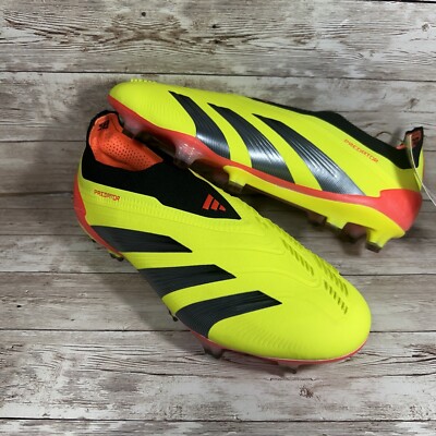 Adidas Predator Elite Cleats FG Solar Yellow IE2366 Men s Size 6.5 / Womens 7.5
