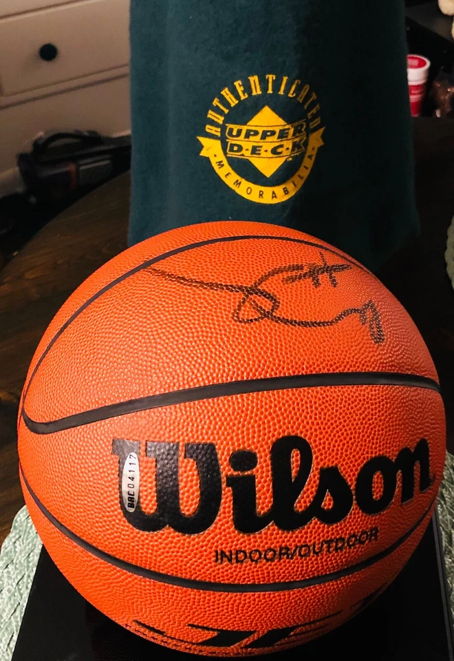 Cubierta superior de baloncesto firmada por Holograma Penny Hardaway. USA solamente Foto 3 de 4