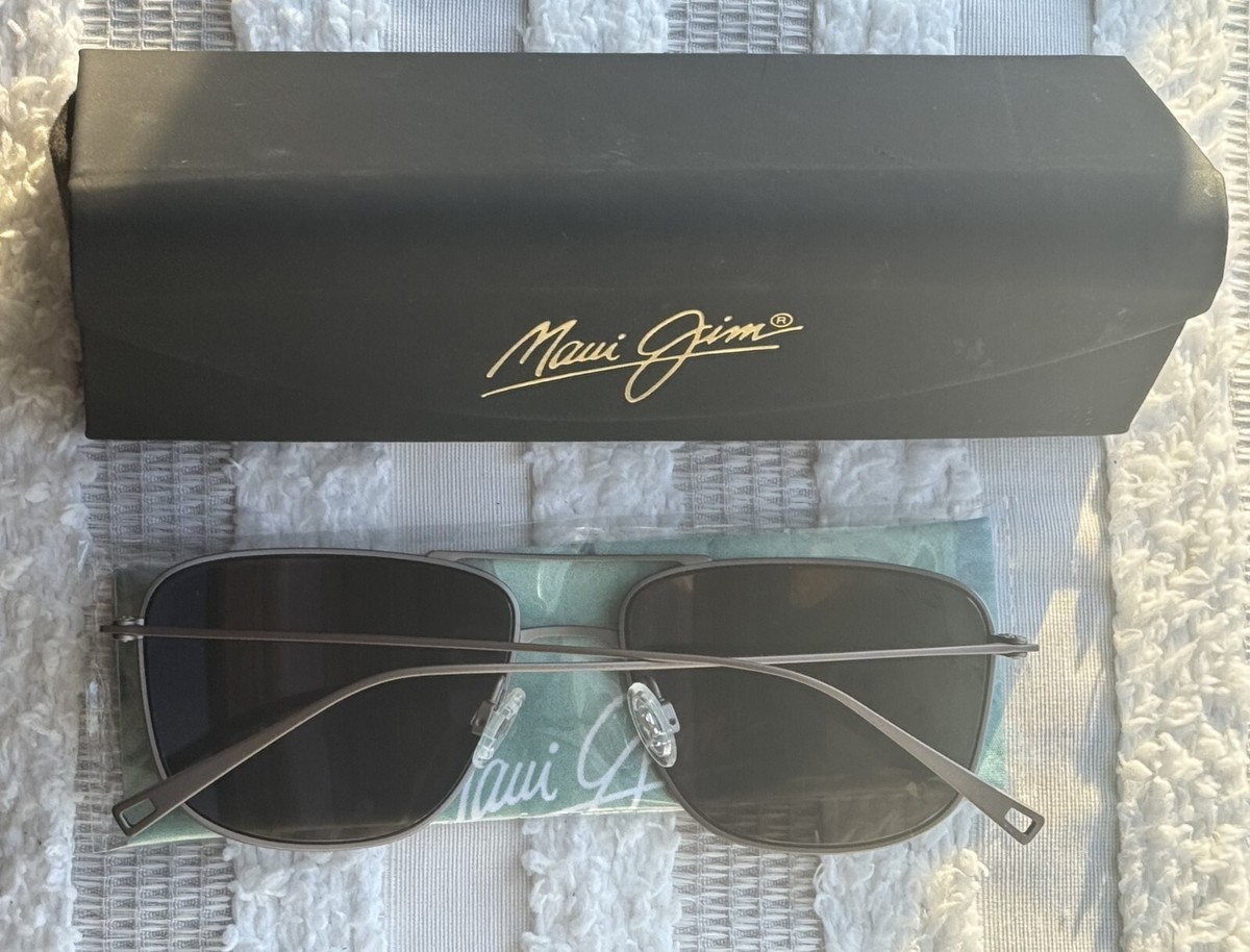 Maui Jim Mikioi MJ 887 01 チタン サテン セピア Mikioi Polarized Sunglasses | Maui Jim®