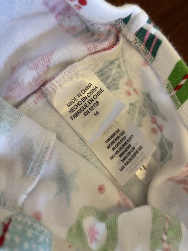 American Girl Doll Holiday Wish List Pajamas PJs for Girls - Size 10 - Picture 6 of 7