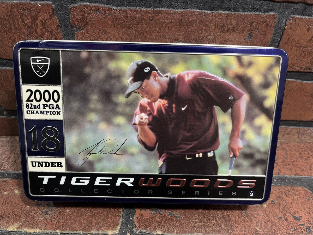 Tiger Woods Golf Collector Series 3 Tin 12 Nike Balls 2000 Tiger Woods Golf Collector Series 3 Tin 12 Nike Balls 2000